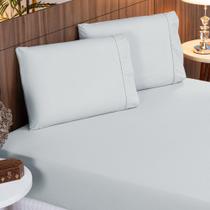 Jogo de Cama Casal 400 Fios 3 Peças 100% Toque macio - Suite Sonhos