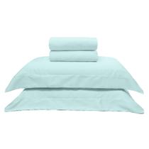 Jogo de cama casal 400 fios elegance - azul 125208