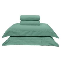 Jogo de cama casal 400 fios elegance - verde 165815