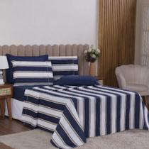 Jogo de Cama Casal 4p Lençol + Fronha Esmeralda Percal 100% Algodão