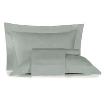 Jogo de Cama Casal Altenburg Lux 200 Fios 4 Pçs Verde Claro Jogo de Cama Casal Altenburg Lux 200 Fios 4 Pçs Verde Claro