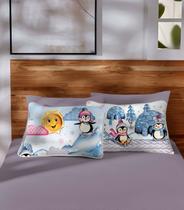 Jogo de Cama Casal Aqua Fun Vivaldi Azul