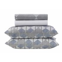 Jogo de Cama Casal Attuale 100% Algodão 150 Fios Corttex Oslo Jogo de Cama Casal Attuale 100% Algodão 150 Fios Corttex Oslo