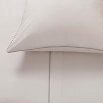 Jogo de cama casal basic percalle cor bege
