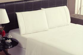 Jogo de Cama Casal Box 4 Peças 400 Fios 100% Algodão PALHA