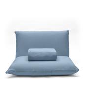 Jogo de Cama Casal Buettner Basic Rolinho Jeans 3 Peças