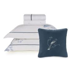 Jogo de Cama Casal c/ Capa Almofada 200 Fios Dora Karsten