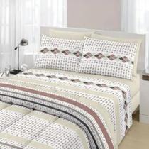 Jogo de cama CASAL com 4 peças - Santista Royal