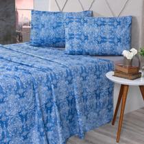 Jogo De Cama Casal Cotton Touch Jerez - Bene Casa