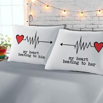 Jogo de Cama Casal Divertida 3 Peças em Malha 100% Algodão