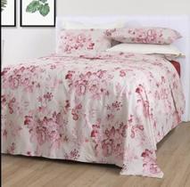 Jogo de cama casal duplo 2,30 m x 1,80 m microfibra paco Milano sultan.