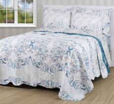 Jogo de cama casal duplo 4 peças 2,50 m x 2,20 m Realce Premium SULTAN.