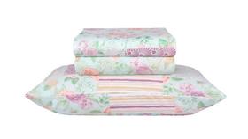 Jogo de Cama Casal Duplo Microfibra Queen Sultan Lina