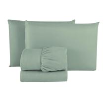 Jogo de Cama Casal Duplo Premium Linea 180 Fios 100% Algodão