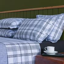 Jogo de Cama Casal Estampado 160 Fios - Andreza Jogo de Cama Casal Estampado 160 Fios - Andreza