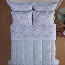 Jogo De Cama Casal Estampado 160 Fios - Andreza Carol Jogo De Cama Casal Estampado 160 Fios - Andreza Carol