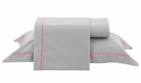 Jogo de Cama Casal Festone Neon 200 Fios Kacyumara Jogo de Cama Casal Festone Neon 200 Fios Kacyumara