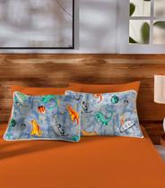 Jogo de Cama Casal Game On Vivaldi Laranja