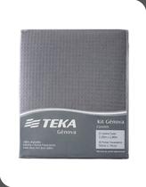 Jogo de Cama Casal Gênova Teka Kit 3 Peças sendo 1 Colcha e 2 Porta Travesseiros 100% Algodão Toque Macio Confortável Jogo de Cama Casal Gênova Teka Kit 3 Peças sendo 1 Colcha e 2 Porta Travesseiros 100% Algodão Toque Macio Confortável