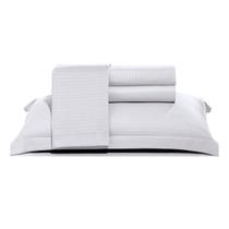 Jogo de Cama Casal Hedrons Luma Comfort 3 Pçs Branco - RC067