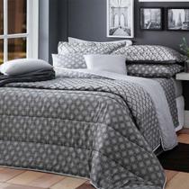 Jogo de Cama Casal Hugo 140 Fios Sultan Realce Jogo de Cama Casal Hugo 140 Fios Sultan Realce