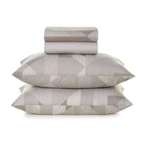 Jogo de Cama Casal Karsten Soft 160 Fios Blasius Cinza 4 Pçs Jogo de Cama Casal Karsten Soft 160 Fios Blasius Cinza 4 Pçs