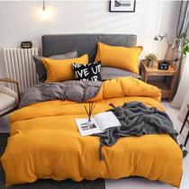 Jogo de cama casal king 7 pç 400 fios edredom 280x280cm Jogo de cama casal king 7 pç 400 fios edredom 280x280cm