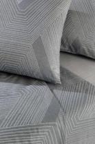 Jogo de Cama Casal King Cortex 200 fios Cinza