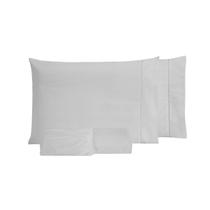 Jogo de Cama Casal Lençol 100% Algodão 200 Fios C/ Elástico 03 Pçs Fronhas Ponto Palito