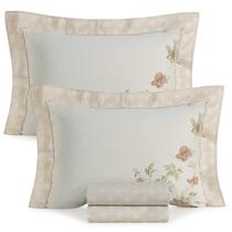 Jogo de Cama Casal Lençol 100% Algodão Percal 200 Fios Eloise 4 Peças Karsten Jogo de Cama Casal Lençol 100% Algodão Percal 200 Fios Eloise 4 Peças Karsten