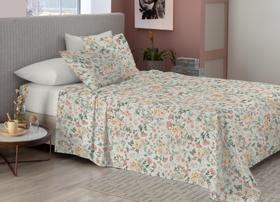 Jogo de Cama Casal Lençol 120 Fios Super Cotton 4 Pçs Amara