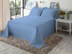 Jogo De Cama Casal Liso 130 Fios Fiori