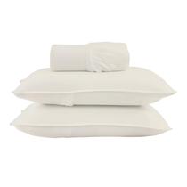 Jogo De Cama Casal Malha 3 Peças Liso Daisa