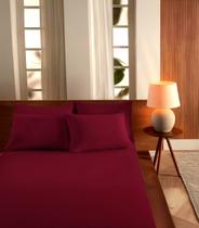 Jogo De Cama Casal Malha 3 Peças Liso Vivaldi Vermelho Jogo De Cama Casal Malha 3 Peças Liso Vivaldi Vermelho