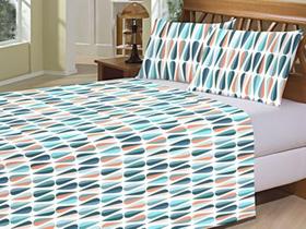 Jogo de Cama Casal Microcotton Toque de Algodão 03 Peças Estampado Jogo de Cama Casal Microcotton Toque de Algodão 03 Peças Estampado