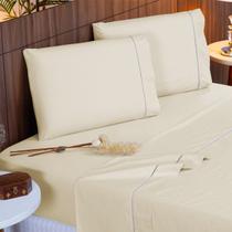 Jogo de Cama Casal Neo Classic Elements Algodão Percal 300 Fios