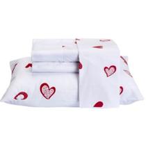 Jogo de Cama Casal Padrão Desire 4 Peças 100% Algodão 200 Fios Love Jogo de Cama Casal Padrão Desire 4 Peças 100% Algodão 200 Fios Love