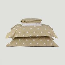 Jogo De Cama Casal Percal 400 Fios 4 Pçs Estampado