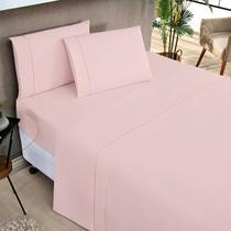 Jogo de Cama Casal Percale 200 Fios Ponto Palito Elegance 04 Peças Jogo de Cama Casal Percale 200 Fios Ponto Palito Elegance 04 Peças