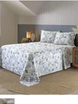 Jogo de cama casal queen ambar am 4997 estampado - DOHLER Jogo de cama casal queen ambar am 4997 estampado - DOHLER