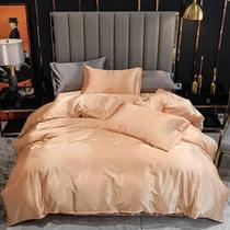Jogo de cama casal queen cetim toque de seda 7 pç completo Jogo de cama casal queen cetim toque de seda 7 pç completo