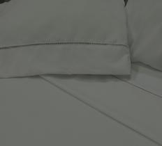 Jogo de Cama Casal Queen King Lençol Fronhas Colcha 400 Fios 4 Peças Ponto Palito Casa Dona
