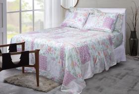 Jogo de Cama Casal Queen Size 4 Peças Microfibra 150 fios Sultan Lina