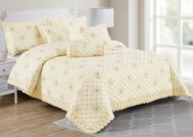 Jogo De Cama Casal Queen Size Crystal Bordada Colcha Royale 100% Algodao200Fios