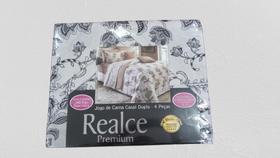 Jogo de cama casal realce premium 4 PCs SULTAN