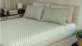 Jogo de Cama Casal Simples Day By Day Com Elástico Realce Premium