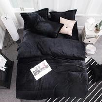 Jogo de cama casal super king sued 7pç edredom de 300x300cm