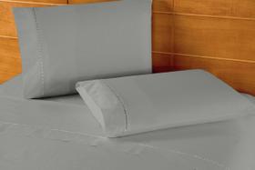 Jogo de Cama Classic Queen Percal 400 Fios 4 Peças Pt Palito