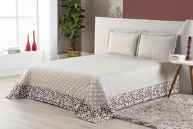 Jogo De Cama Colcha Casal Queen Vitória 3 Peças