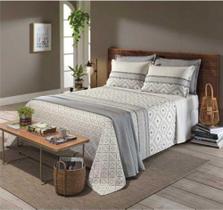 Jogo de cama com 3 peças solteiro estampado dubai 150 fios - dohler - Döhler Jogo de cama com 3 peças solteiro estampado dubai 150 fios - dohler - Döhler